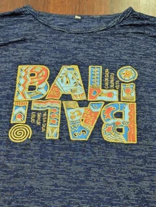 Unizex Medium BALI Graphic T Shirt Top Quality Fabric - Heather Blue - Picture 1 of 3