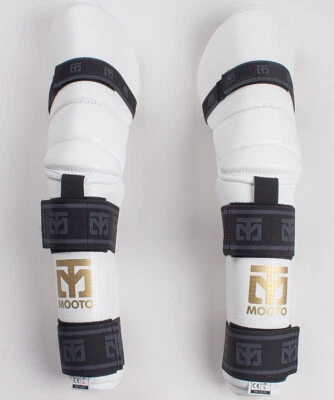 MOOTO arm & elbow guard gear/Protector, Martial arts arm & elbow, S2 white