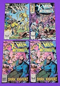 Lot of 4 CLASSIC X-MEN MICRONAUTS 3 4 MID GRADE Comic Books Marvel Comics Vtg - Picture 1 of 6