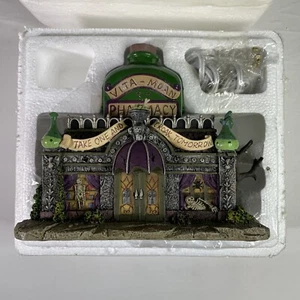 Hawthorne Village VITA MOAN PHARMACY THE MUNSTERS HALLOWEEN VILLAGE 2005. NEW. - Picture 1 of 5