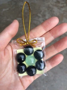 (1 bag) Leklai Nampee Powerful Gemstone Green, Black Talisman Thai Buddha Amulet - Picture 1 of 2