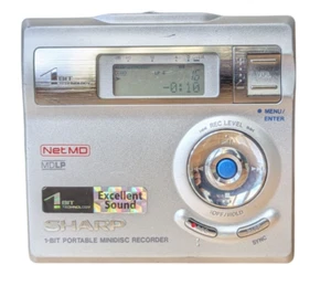 🔥Sharp DR 410 MD MiniDisc Recorder spina 3,5 mm testato da collezione raro🔥 - Foto 1 di 8