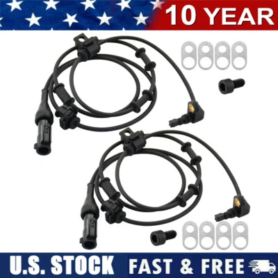 2 Front ABS Wheel Speed Sensor 515043 For Ford Expedition Lincoln Navigator 4X4 - Image 1 of 4