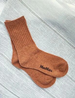  Calcetines Max Mara mezcla lana cachemir nuevos sin etiquetas Foto 1 de 4