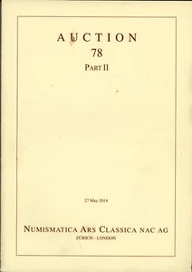 NAC 78, II - Greek, Roman, Byzantine Gold Silver Bronze Coin Catalog Reference - Picture 1 of 1