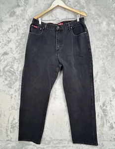 Chaps Men's Black Denim Jeans 38x32 100% Cotton Classic Fit Pre-Owned - Picture 1 of 13