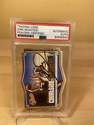 Dirk Nowitzki Dallas Mavericks NBA Autographed Signed PSA Slabbed Card COA - Image 1 of 4