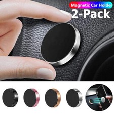 2-Pcs Magnetic Universal Car Mount Holder with Petal Plate For Phone iPhone