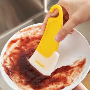 Oil-proof Cleaning Scraper - Silicone Non Stick Pan Scraper Cleaning Spatula - Picture 1 of 8