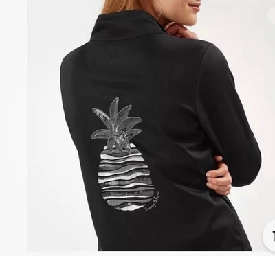 Tommy Bahama Martinique Pineapple Full-Zip Sweatshirt ~ Size XS - Image 1 of 4