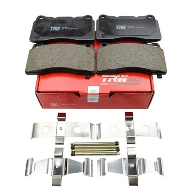 Pastillas de freno delanteras de cerámica TRW para Cadillac Chevy Ford Honda Pontiac Subaru Tesla Foto 1 de 4