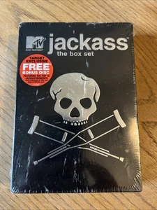 New! Jackass - The Box Set (DVD, 2005, 4-Disc Set) Sealed Target Exclusive OOP! - Picture 1 of 7