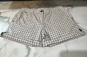 Pantalones Cortos Nike Golf Deportivos Para Mujer Convertibles DRI-FIT Talla 8 Guinga Blanco y Gris Usado en Excelente Condición - Imagen 1 de 5