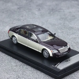 SH 1:64 Oro Rojo Maybach 62 Lujo Sedán Deportes Diecast Exhibición Coche Modelo - Imagen 1 de 10