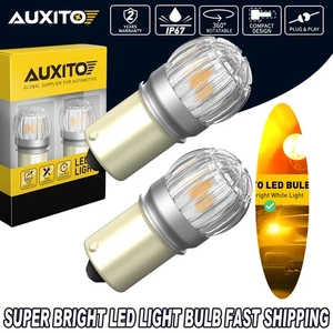 2 x Bombilla LED Ámbar Coche BA15S 1156 P21W Luz de Respaldo Inversa 6-SMD Canbus Gratis - Imagen 1 de 8