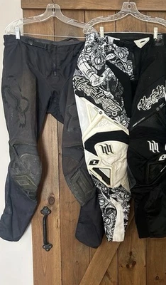Lot of 2 Motocross Racing Pants Men 34 ONC Quadfit Hart, FOX Motorcycle & Biking Foto 1 de 4