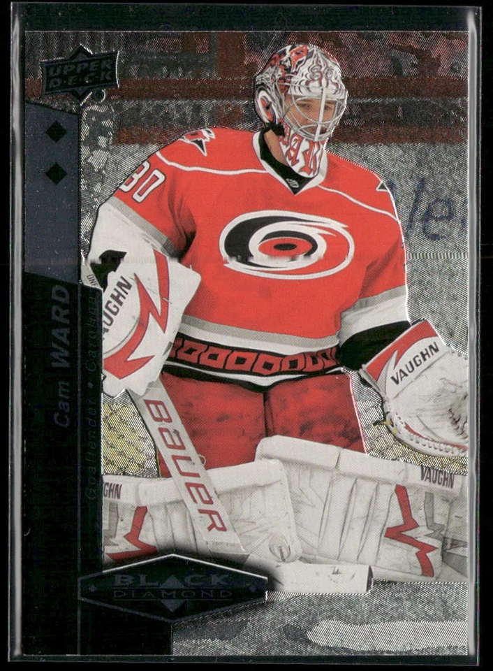 2010-11 Upper Deck Black Diamond Cam Ward #93 Carolina Hurricanes - Image 1 of 2