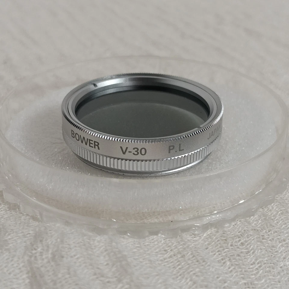 30mm Polarizer PL Glass Lens Filter Japan Polarizing Bower V-30  - Image 1 of 4