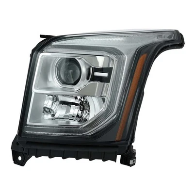 HID Headlight w/ Bulb LED DRL For 2015-2020 GMC Yukon& Yukon XL Left Driver Side - Imagem 1 de 4