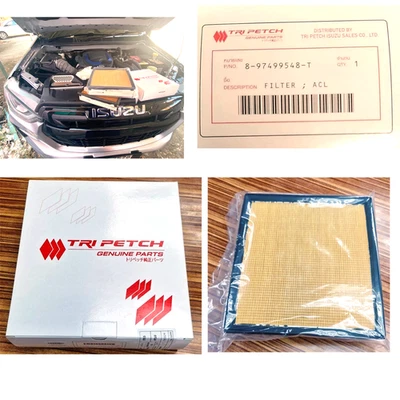 Genuine ISUZU #897499548T Air filter 1.9/3.0 D-Max / MU-X 2020/ MU-X2021 O - Image 1 of 4