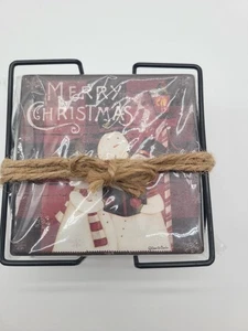 Absorbent Coasters Merry Christmas - Picture 1 of 3