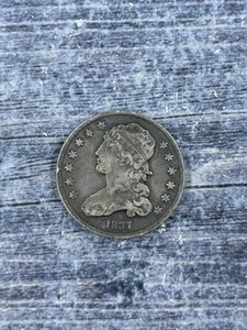 1837 Capped Bust Quarter 25c - Picture 1 of 2