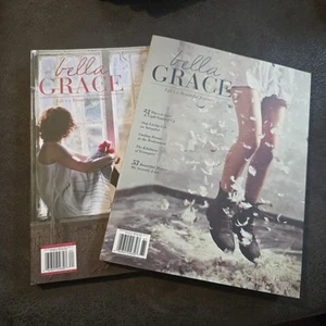 Bella Grace Magazine Lot of 2 Issues #7 & #8 Inspirational Lifestyle Journals - Picture 1 of 6