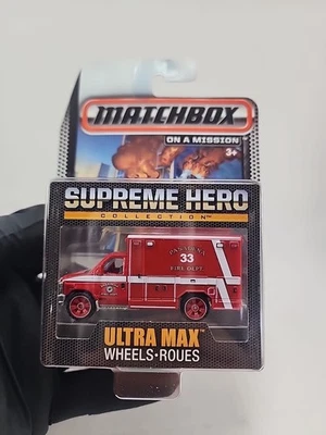 MATCHBOX Ford E-350 Ambulance Supreme Hero Collection 2015 - Image 1 of 4