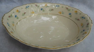 SYRACUSE CHINA SUZANNE OVAL VEGETABLE SERVING BOWL FEDERAL SHAPE FLORAL - Imagen 1 de 4