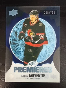 2023-24 Upper Deck Ice Blue #158 Roby Jarventie #D/799 RC - Senators Oilers - Picture 1 of 1