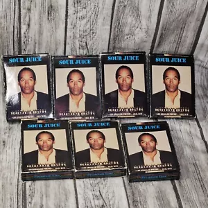 Juego de 32 tarjetas coleccionables de colección OJ Simpson Sour Juice edición limitada raras años 90 - Imagen 1 de 21