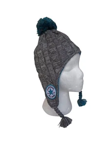 Sombrero de invierno gris Converse Youth Chuck Taylor talla 7 a 16 - Imagen 1 de 1