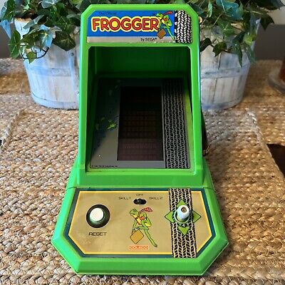 Coleco 1982 Frogger Mini Handheld Electronic Arcade Game Sega Tested Works