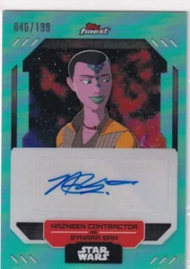 2023 Topps Finest Star Wars Autograph FA-NC Nazneen Contractor as Synara 46/199 - Picture 1 of 1