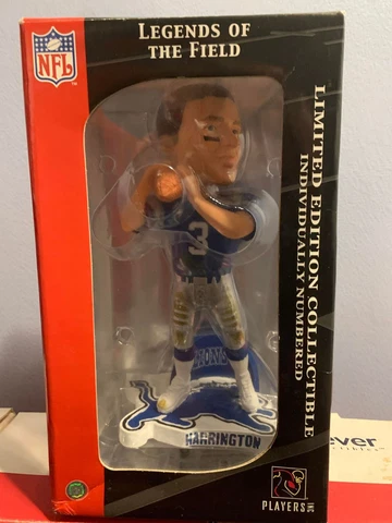 JOEY HARRINGTON NFL LEGENDS OF THE FIELD BOBBLEHEAD DETROIT LIONS NIB Cover