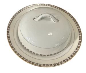 Noritake Nippon Lafayette Porcelain round butter dish domed dinnerware antique - Picture 1 of 6