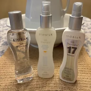 Set Of 3 Biosilk Silk Therapy Lite 17 Miracle Sea Spray (5.6 Oz) NEW - Picture 1 of 4