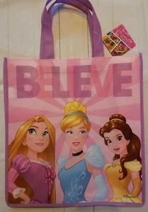 Neu mit Etikett Disney Prinzessin wiederverwendbare Beuteltasche ~ Strand ~ Buch ~ Schwimmen ~ Geschenk ~ Spielzeug ~ Übernachtungstasche NEU - Bild 1 von 3