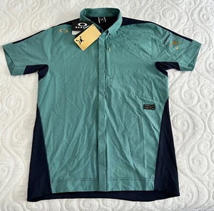 RARA Nueva Camisa Oakley CRÁNEO Hydrolix Pit • Prenda para el torso triple seco con botones para niños grandes - Imagen 1 de 7