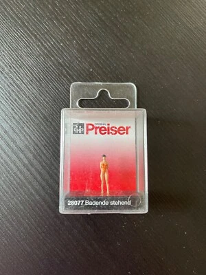 Preiser Mujer Bañista De Pie Naranja Traje 28077 HO Escala 1:87 Tren RR Figuras Foto 1 de 2