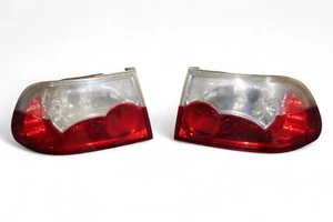 92-95 Honda Civic 2DR Coupe EJ1 Aftermarket Rear Tail Lights JDM D16A - Picture 1 of 7