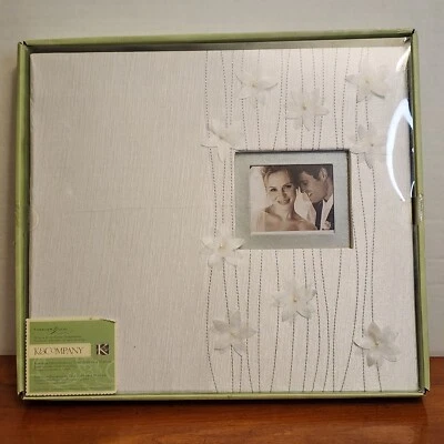 NOVO K&COMPANY FOREVER YOUR 12x12 Tecido de Casamento Álbum de Memórias Flores - Imagem 1 de 3