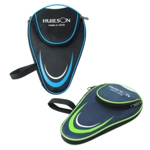 Table Tennis Racket Cover Reinforced for Bats Protective Zipper Enclos - Picture 1 of 9
