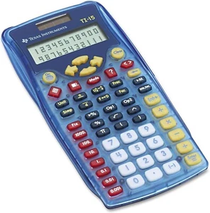 Texas Instruments TI15 TI-15 Explorer Calculadora Primaria Grado 3 a 7 Escuela - Imagen 1 de 1