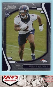Patrick Surtains II Rookie 2021 Panini Absolute RC #143 Denver Broncos - Bild 1 von 2