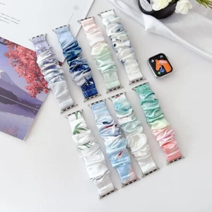 Für Apple Watch Series Ultra 9/8/7/6/SE/5 Band Scrunchie Ersatzarmband - Bild 1 von 13