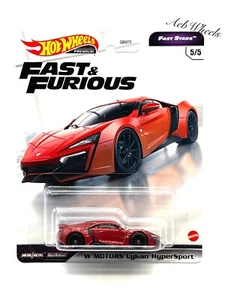Hot Wheels Premium Fast & Furious W Motors Lykan Hypersport Red Fast Stars 5/5 - Picture 1 of 2