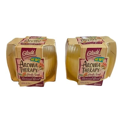 Lote De 2 Velas Perfumadas Glade Vintage 1999 Aromaterapia Aroma Rosa Sensual Foto 1 de 2