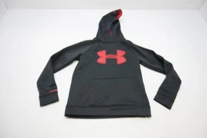 Under Armour Storm1 Hoodie Loose Black Pullover Athletic Sweater Boys Sz Medium - Picture 1 of 6