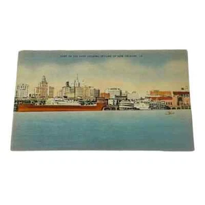 Postal parte del horizonte cada vez mayor de Nueva Orleans Louisiana de colección A214 - Imagen 1 de 3